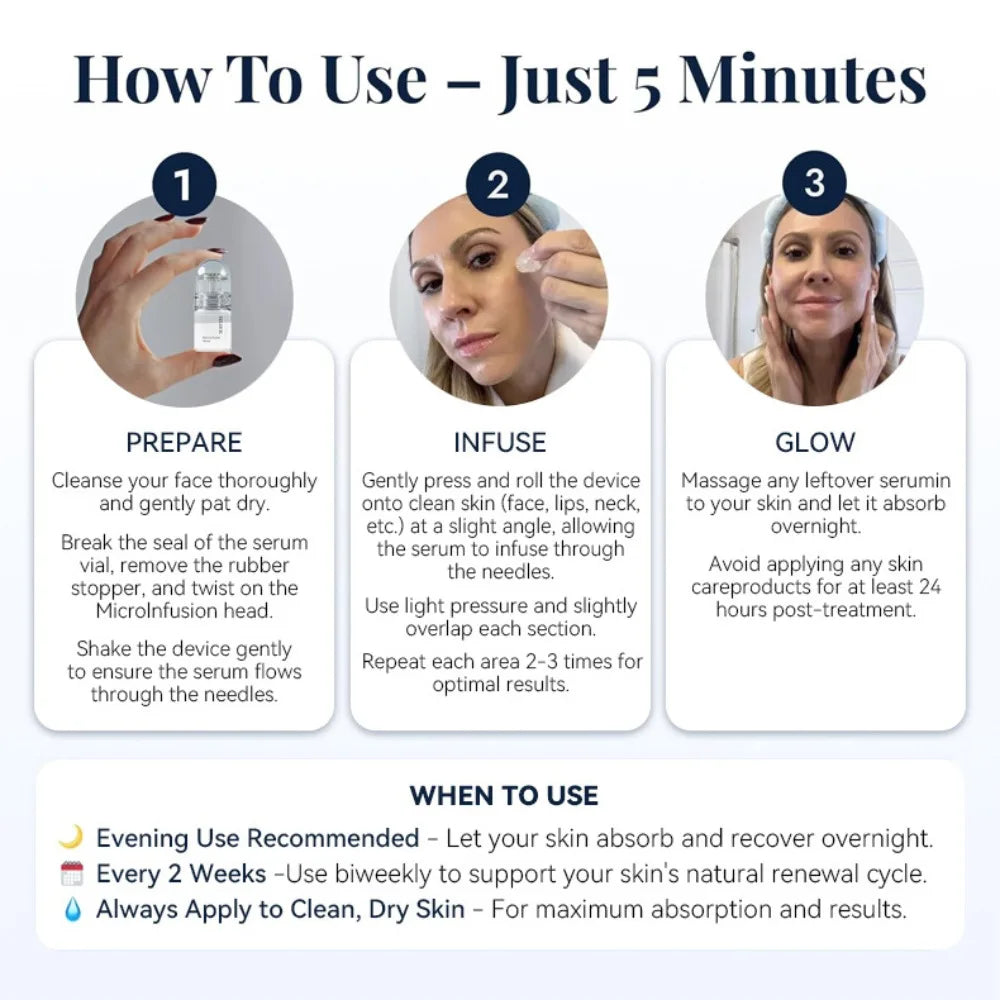 Hyaluronic Acid Facial Set Gently hydrating and nourishing skin roller cleansing facial skin set